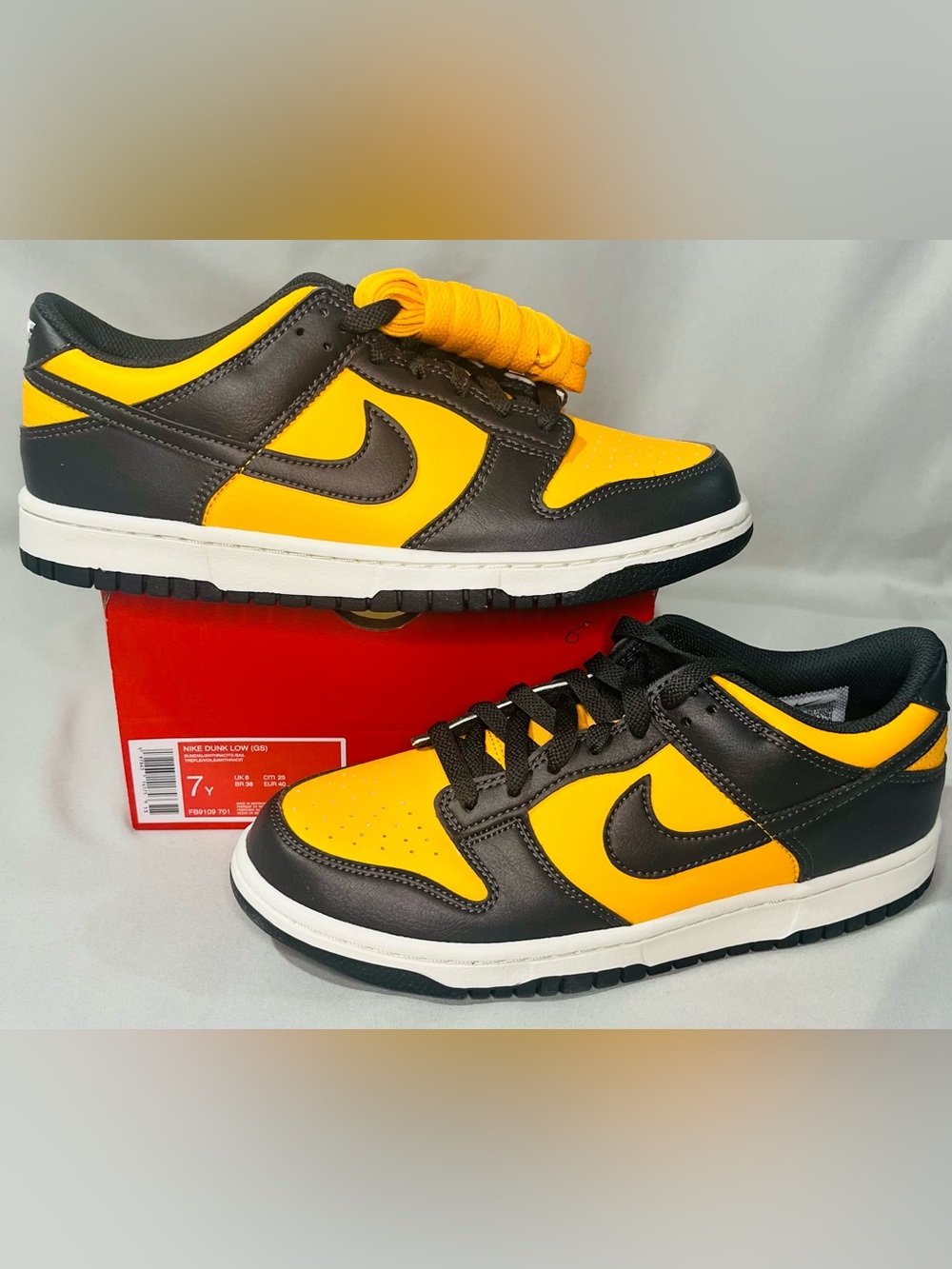 Nike Kids' Dunk Low - Black/Orange